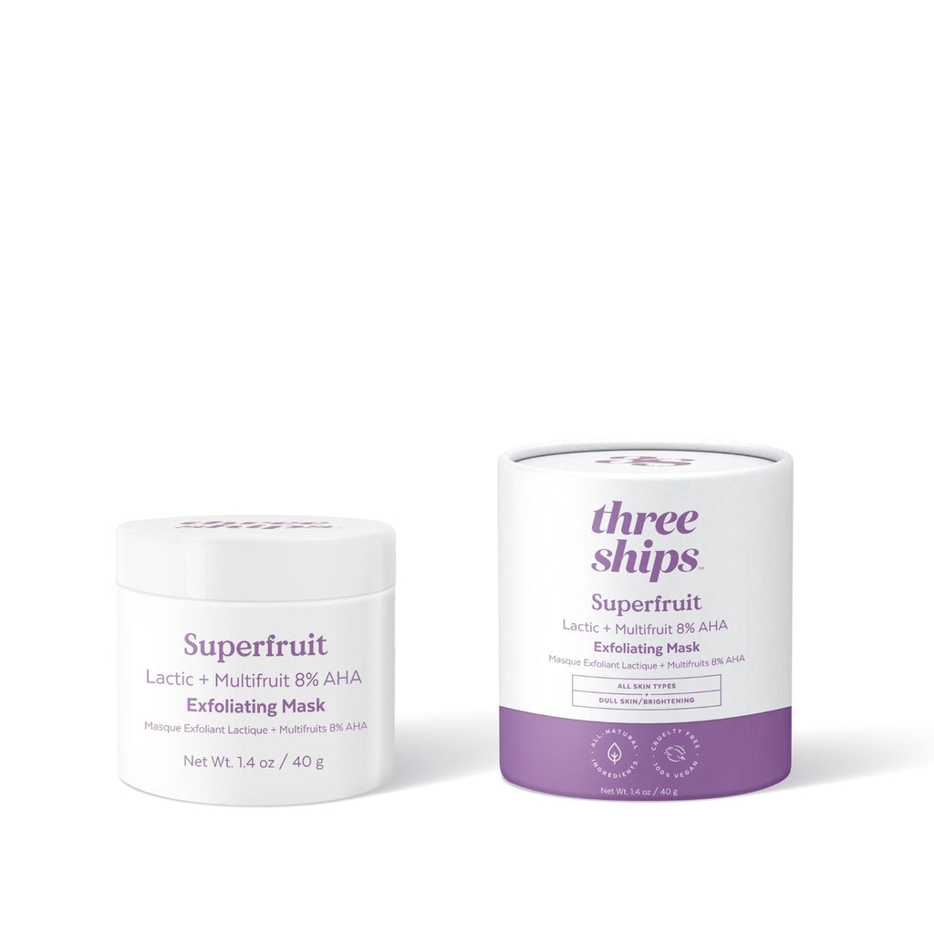 Three Ships-Superfruit Lactic + Multifruit 8% AHA Exfoliating Mask-